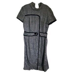 Vintage 1960s Carillon Mod Multicolor Dress Size 12